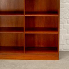 Christian Hvidt Two Piece Teak Bookshelf by Christian Hvidt for S borg M bler Denmark 1960s - 4212196