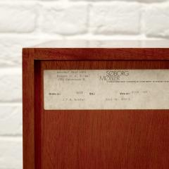 Christian Hvidt Two Piece Teak Bookshelf by Christian Hvidt for S borg M bler Denmark 1960s - 4212197