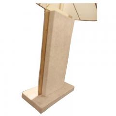 Christian Krekels A Pair of Modernist Table Lamps in Travertine and Brass - 255909