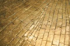 Christian Krekels Christian Krekels Art Coffee Table in Inlaid Brass and Agate Belgium 1989 - 4528480