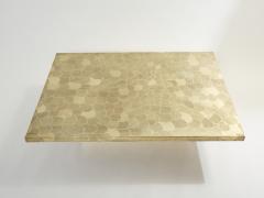 Christian Krekels Christian Krekels signed Belgian Etched brass Coffee Table 1970 - 2675334