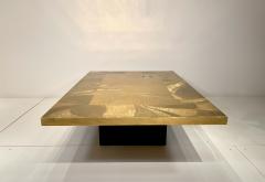 Christian Krekels Etched Brass Coffee Table By C Krekels - 4564264