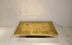 Christian Krekels Etched Brass Coffee Table By C Krekels - 4564267