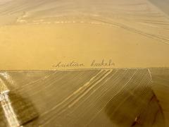 Christian Krekels Etched Brass Coffee Table By C Krekels - 4564270
