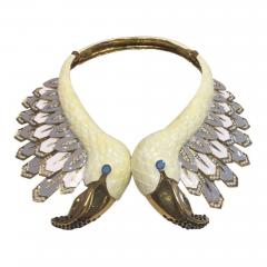 Christian Lacroix Christian Lacroix Swan Runway Necklace - 2224362