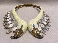 Christian Lacroix Christian Lacroix Swan Runway Necklace - 2994056