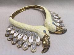 Christian Lacroix Christian Lacroix Swan Runway Necklace - 2994068