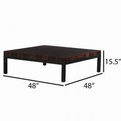 Christian Liaigre A custom Boke coffee table by Christian Liaigre for Holly Hunt  - 4121302