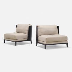 Christian Liaigre Aspre lounge chairs pair - 2895282