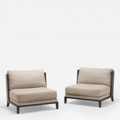 Christian Liaigre Aspre lounge chairs pair - 2932519