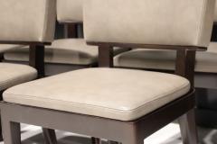 Christian Liaigre Christian Liaigre Harry Dining Chairs in Spinnybeck Leather Set of 8 - 2602286