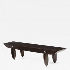 Christian Liaigre Dark Brown Christian Liaigre Pirogue Bench for Holly Hunt Pair Available - 2420838