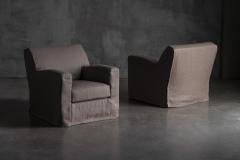 Christian Liaigre Lounge Chairs by Christian Liaigre France 1990s - 4401927