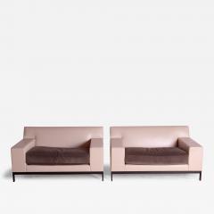 Christian Liaigre Pair of Christian Liaigre Bouddha Club Chairs - 4619222