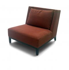 Christian Liaigre Pair of Christian Liaigre Latin Slipper Chairs for Holly Hunt - 4706035