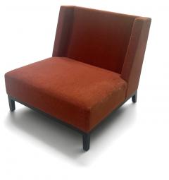 Christian Liaigre Pair of Christian Liaigre Latin Slipper Chairs for Holly Hunt - 4706036