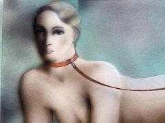 Christian Piper Sexy Woman on a Dogie Leash and Collar S M BDSM before Helmut Newton - 4341685