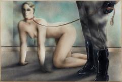 Christian Piper Sexy Woman on a Dogie Leash and Collar S M BDSM before Helmut Newton - 4341692