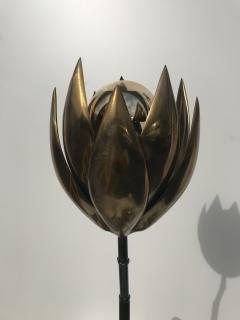 Christian Techoueyres Brass Lotus Floor Lamp by Techoueyres - 461685