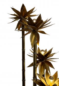 Christian Techoueyres Large Agave floor lamp attributed to Christian Techoueyres France circa 1970 - 4524665