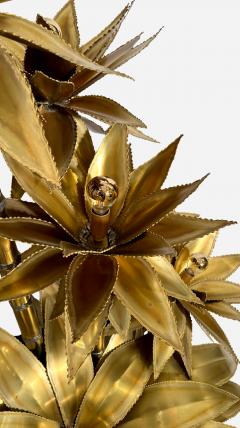 Christian Techoueyres Large Agave floor lamp attributed to Christian Techoueyres France circa 1970 - 4524667