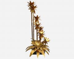 Christian Techoueyres Large Agave floor lamp attributed to Christian Techoueyres France circa 1970 - 4526262