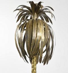 Christian Techoueyres Large palmtree floor lamp by Christian Techoueyres Jansen France circa 1970 - 3977119