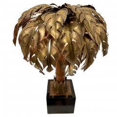 Christian Techoueyres Palm tree table lamp Christian Techouyeres Maison Jansen France circa 1970 - 3411139