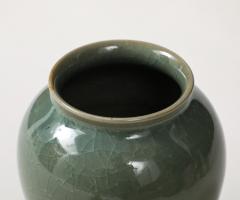 Christiane Perrochon Green Boule Vase - 3934543