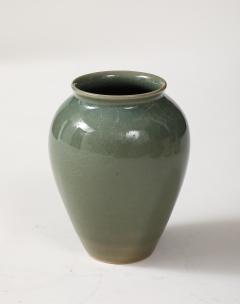 Christiane Perrochon Green Boule Vase - 3934544