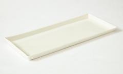 Christiane Perrochon White Christiane Perrochon Porcelain Tray Italy - 969876