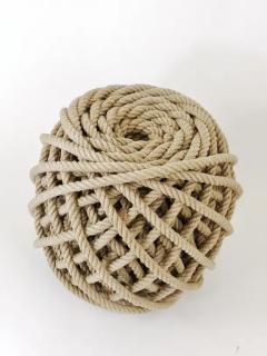 Christien Meindersma Flax Ottoman Rope Stool Pouf Tabouret by Christien Meindersma Netherlands - 4055363