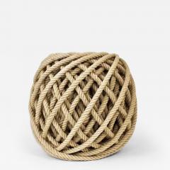Christien Meindersma Flax Ottoman Rope Stool Pouf Tabouret by Christien Meindersma Netherlands - 4061022
