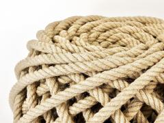 Christien Meindersma Flax Ottoman Rope Stool Pouf Tabouret by Christien Meindersma Netherlands - 4722497