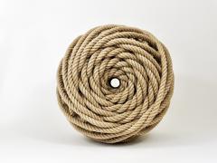 Christien Meindersma Flax Ottoman Rope Stool Pouf Tabouret by Christien Meindersma Netherlands - 4722505