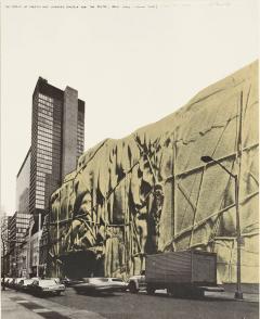 Christo The Museum of Modern Art Wrapped Project for New York 1971 - 4287354