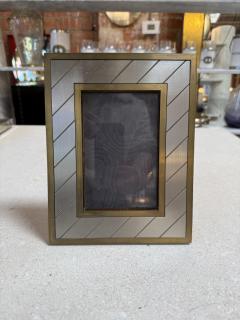 Christofle Selection Silver Plated Photo Frame with Brass Accents - 4564211