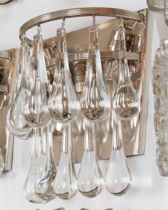 Christophe Palme Christoph Palme Teardrop Crystal Sconces Two Pairs Available  - 682394