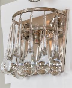 Christophe Palme Christoph Palme Teardrop Crystal Sconces Two Pairs Available  - 682400