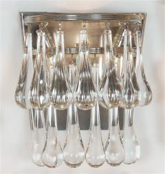 Christophe Palme Christoph Palme Teardrop Crystal Sconces Two Pairs Available  - 682405