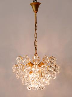 Christophe Palme Elegant Mid Century Modern Crystal Chandelier by Christoph Palme Germany 1970s - 3250547