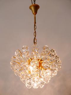 Christophe Palme Elegant Mid Century Modern Crystal Chandelier by Christoph Palme Germany 1970s - 3250549