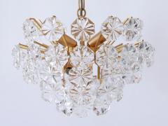 Christophe Palme Elegant Mid Century Modern Crystal Chandelier by Christoph Palme Germany 1970s - 3250554