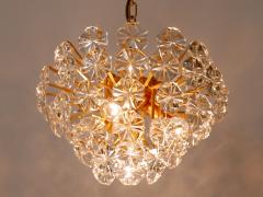 Christophe Palme Elegant Mid Century Modern Crystal Chandelier by Christoph Palme Germany 1970s - 3250556