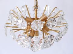 Christophe Palme Elegant Mid Century Modern Crystal Chandelier by Christoph Palme Germany 1970s - 3250557