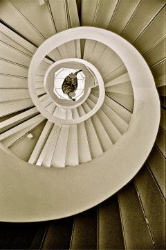 Christophe Von Hohenberg Museum de Arte Popular print ED 1 6 of Staircase by Christophe von Hohenberg - 4154873