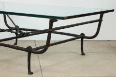 Christopher Chodoff Bronze Giacometti Style Etruscan Coffee Table Attrb Christopher Chodoff - 1316370