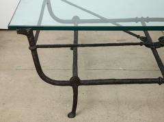 Christopher Chodoff Bronze Giacometti Style Etruscan Coffee Table Attrb Christopher Chodoff - 1316375