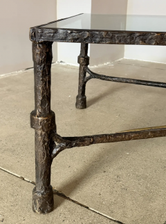 Christopher Chodoff Christopher Chodoff Etruscan Bronze and Glass Coffee Table - 4565575