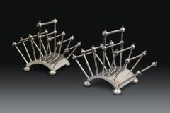 Christopher Dresser Christopher Dresser A Fine Pair of Silver Plated Letter or Toast Racks 188 - 2293504